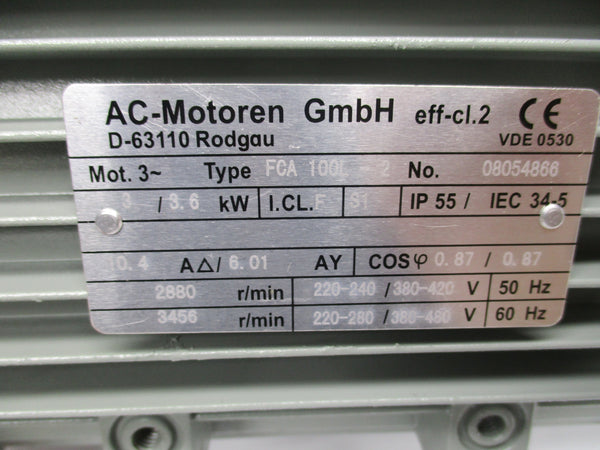 AC MOTOREN FCA100L-2B5 NSMP