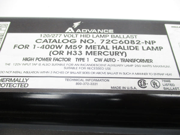 ADVANCE 72C6082-NP (PKG OF 2) (AS PICTURED) NSMP