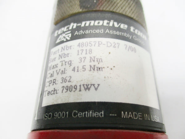 ADVANCED ASSEMBLY GROUP 48057P-D27 UNMP