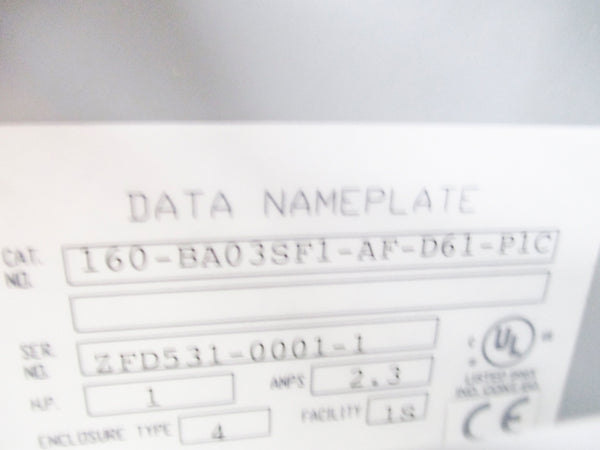 ALLEN BRADLEY 160-BA03SF1-AF-D61-P1C NSNP