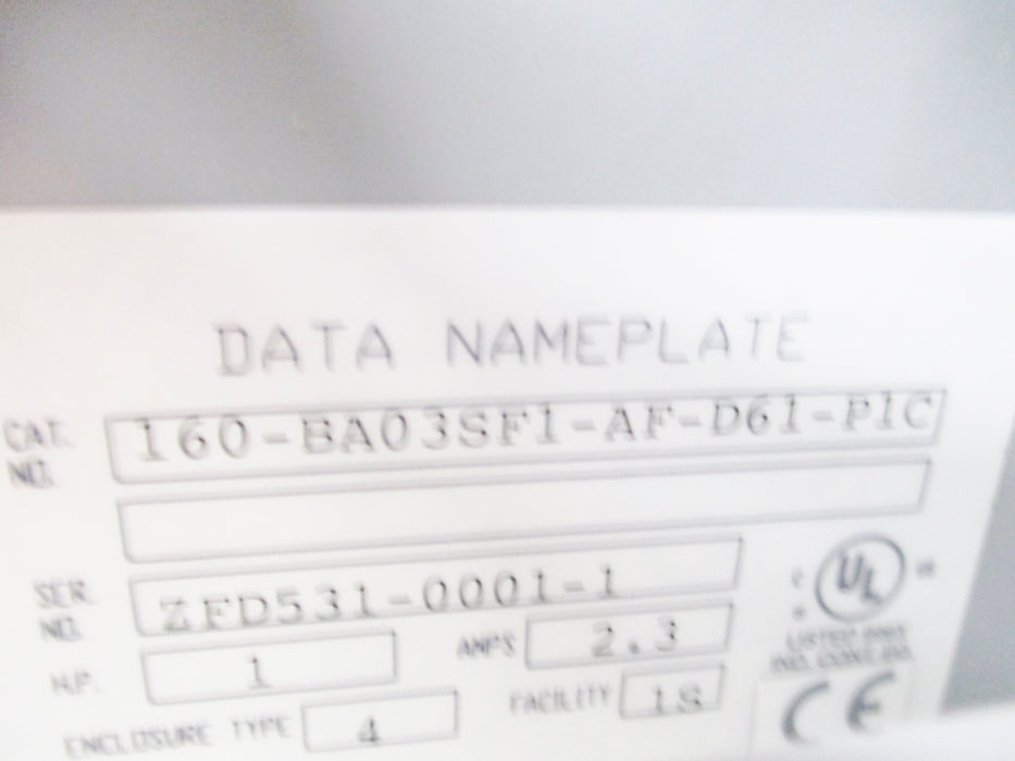 ALLEN BRADLEY 160-BA03SF1-AF-D61-P1C NSNP