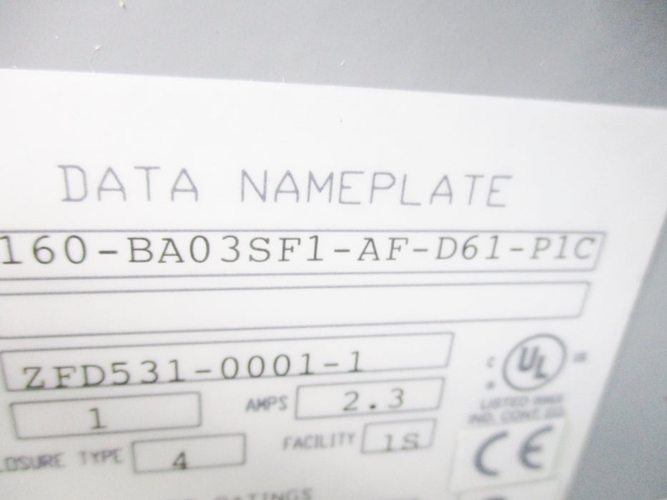 ALLEN BRADLEY 160-BA03SF1-AF-D61-P1C NSNP