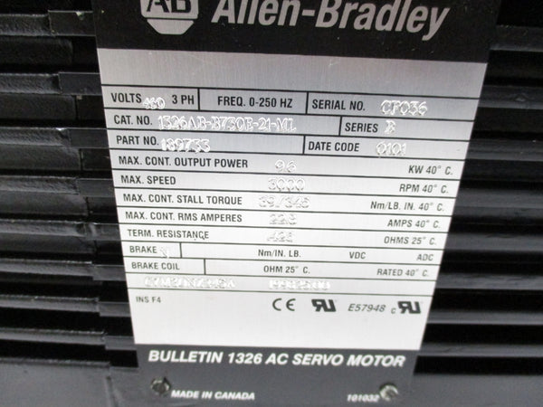 ALLEN BRADLEY 1326AB-B730E-21-ML SER. B REMAN