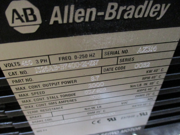 ALLEN BRADLEY 1326AB-B740C-21-Z17 SER. B NSMP