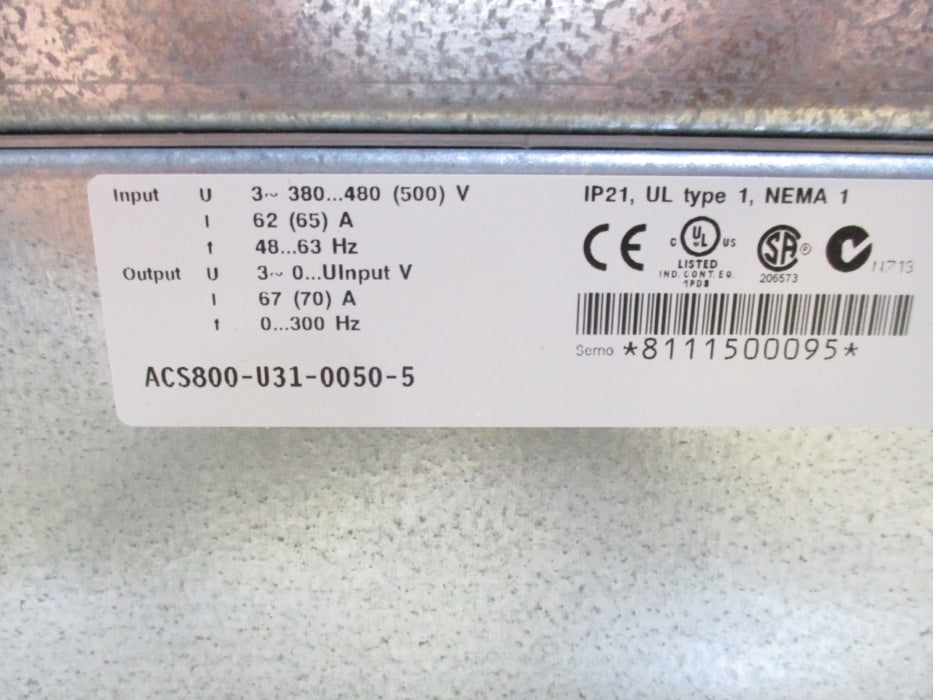 ABB ACS800-U31-0050-5 NSMP