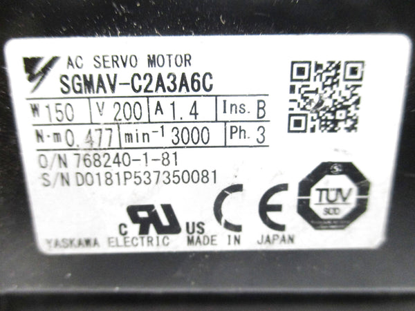 YASKAWA SGMAV-C2A3A6C UNMP
