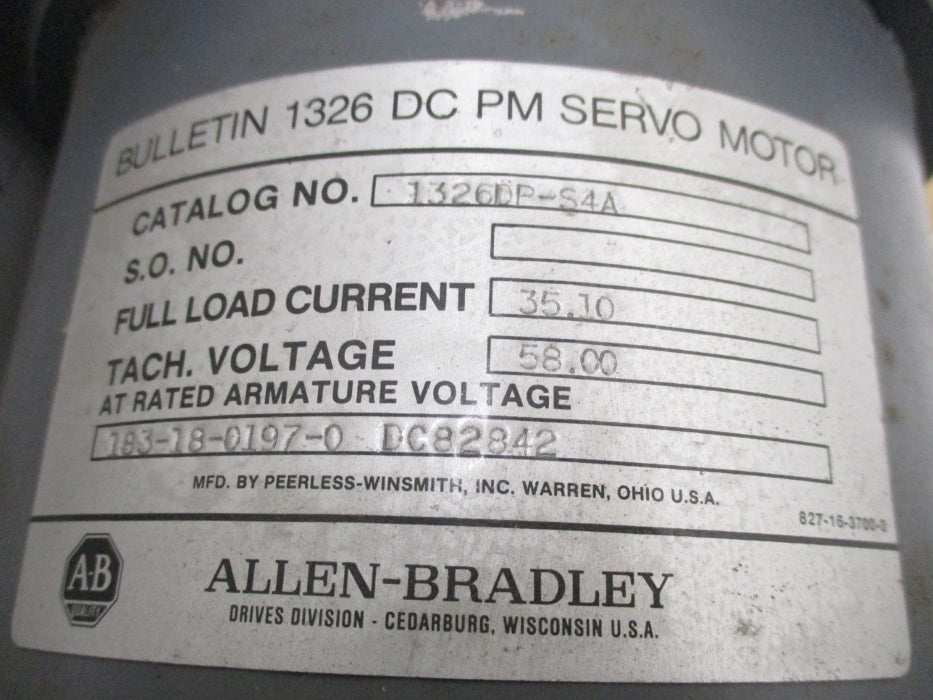 ALLEN BRADLEY 1326DP-S4A NSNP