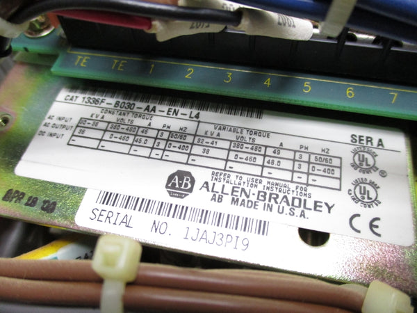 ALLEN BRADLEY 1336F-B30-TCS313-32A SER. A UNMP