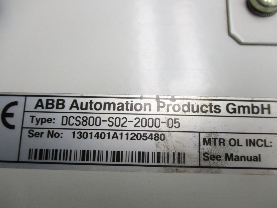 ABB DCS800-S02-2000-05 NSNP
