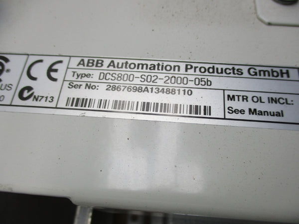 ABB DCS800-S02-2000-05B NSNP