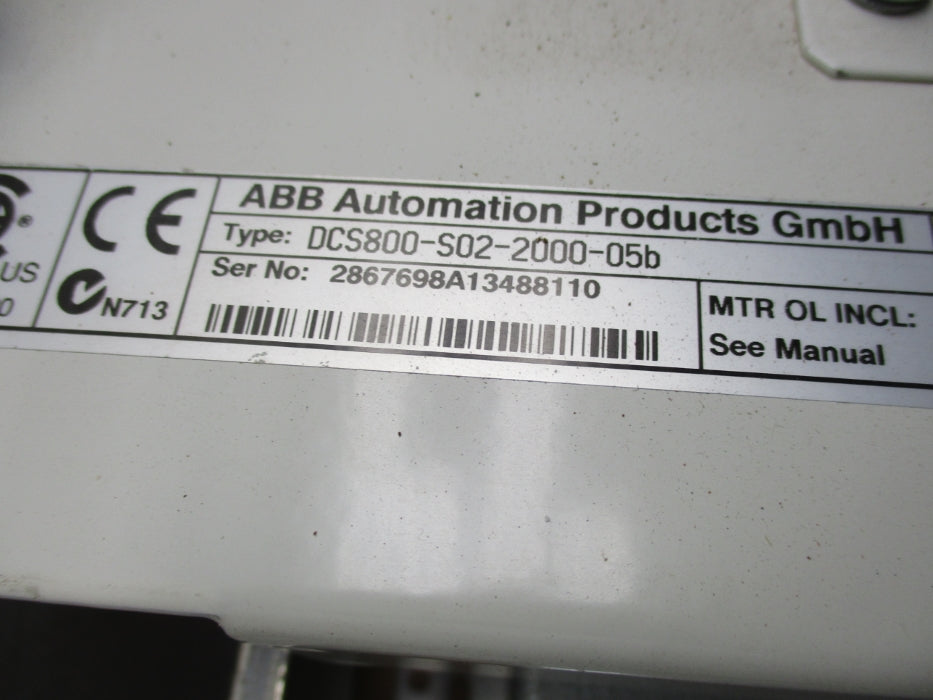ABB DCS800-S02-2000-05B NSNP