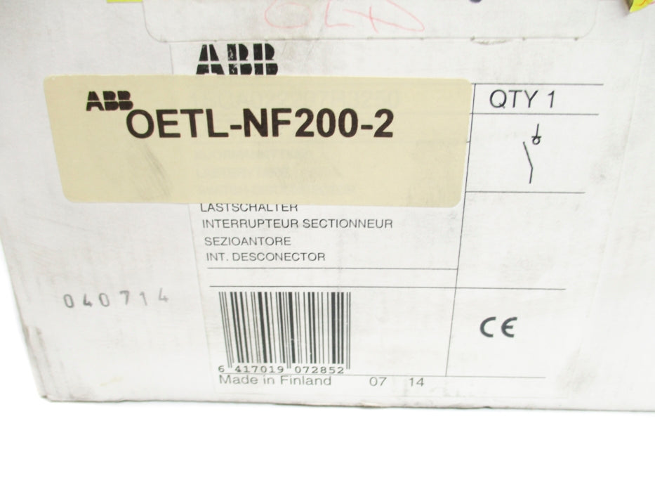 ABB OETL-NF200A-2 NSMP