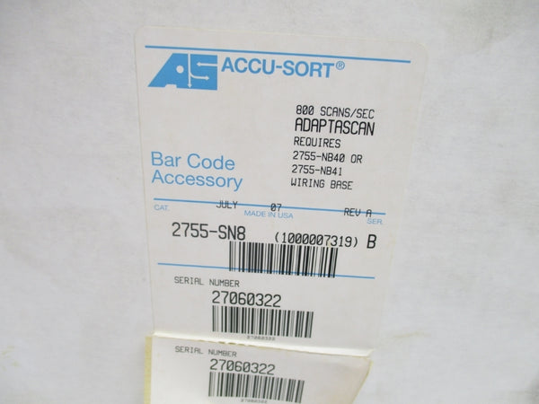 ACCU-SORT 2755-SN8 SER. B NSMP