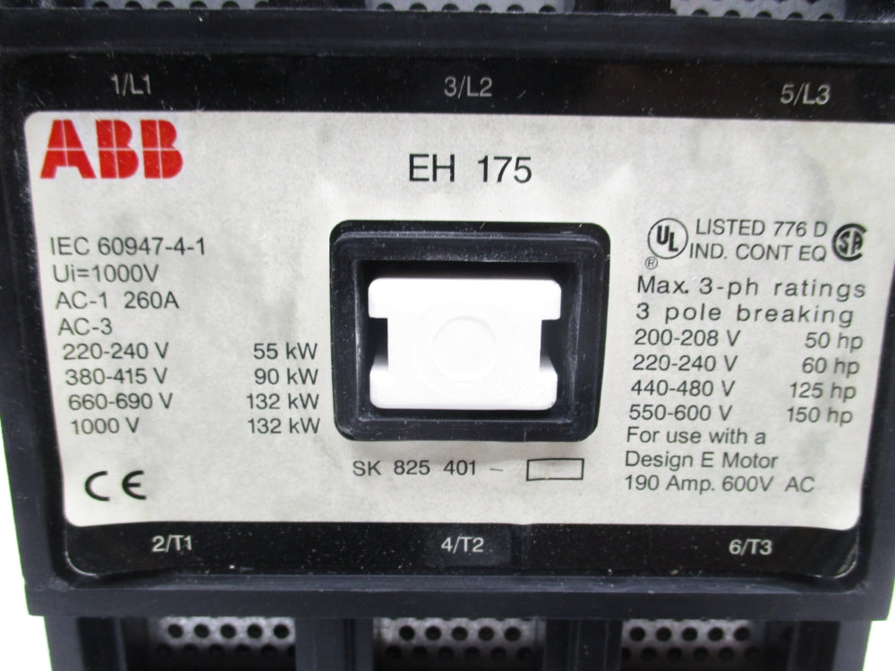 ABB EH175C-4 480V NSMP