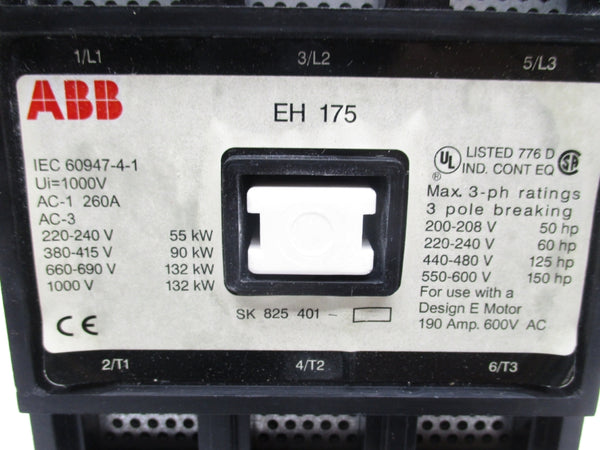 ABB EH175C-4 480V NSMP