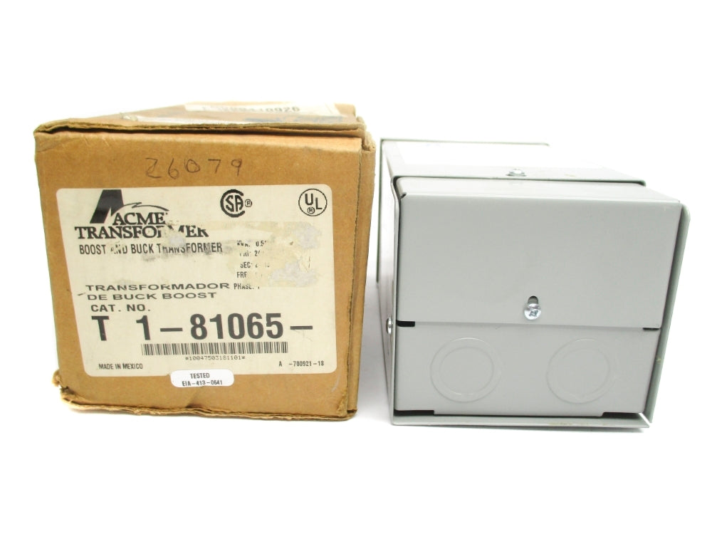 ACME TRANSFORMER T-1-81065 480V NSMP