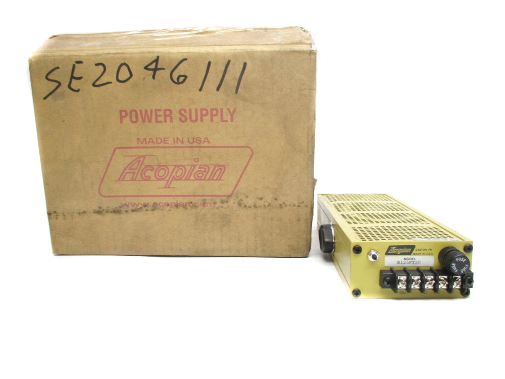 ACOPIAN B125FT20 NSMP