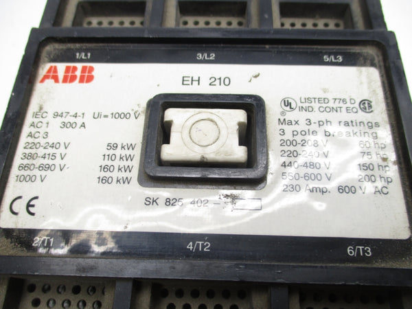ABB EH210C-AFL 120V 300A UNMP