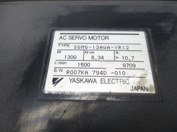 YASKAWA SGMG-13AWA-YR12 UNMP
