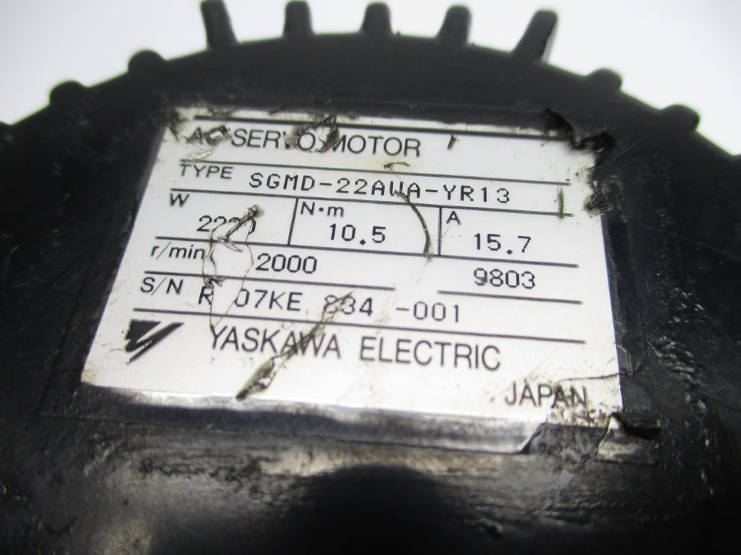 YASKAWA SGMD-22AWA-YR13 15.7A UNMP
