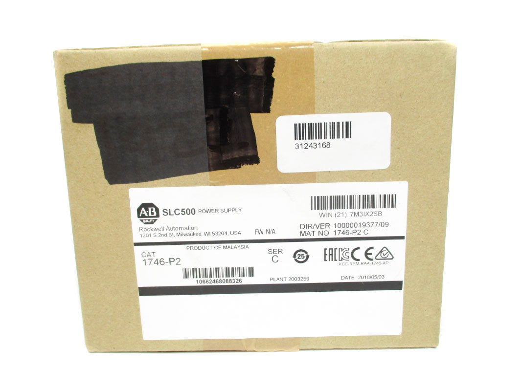 ALLEN BRADLEY 1746-P2 SER. C DATE: 2018 NSFS