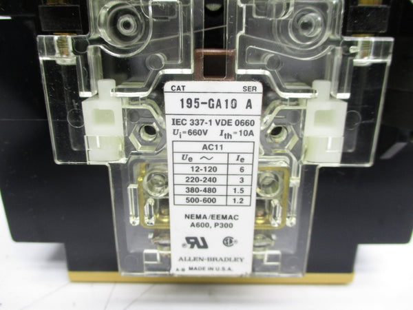 ALLEN BRADLEY 100-A75ND3 SER. C 110/120V 75A NSNP