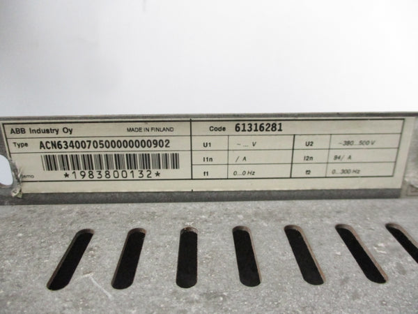 ABB ACN6340070500000000902 380-500V 84A UNMP