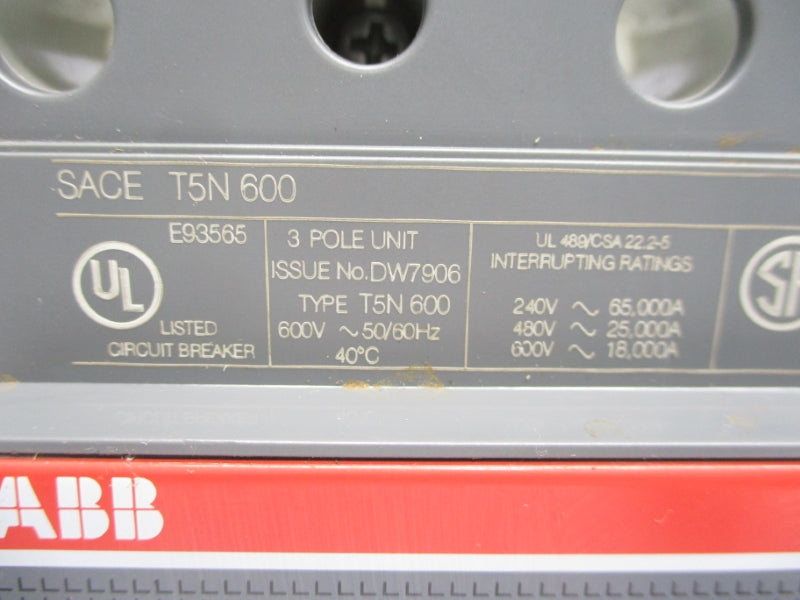 ABB SACET5N600 600V 600A UNMP