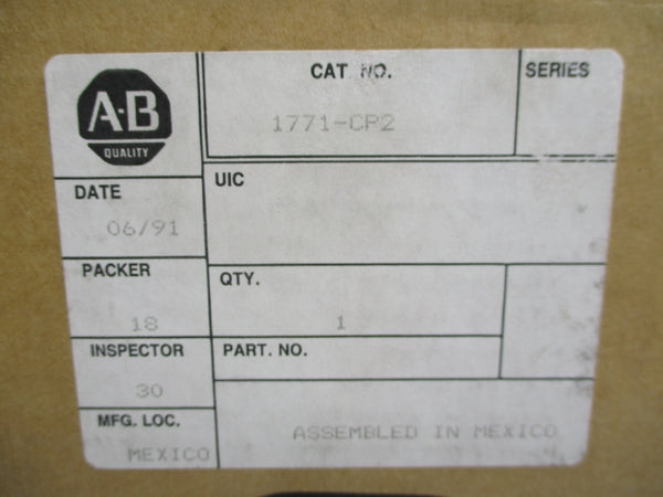 ALLEN BRADLEY 1771-CP2 NSMP