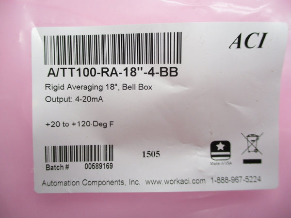 ACI A/TT100-RA-18"-4-BB NSMP