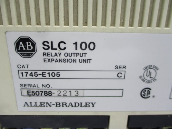 ALLEN BRADLEY 1745-E105 SER. C 10-250VAC 15A NSNP