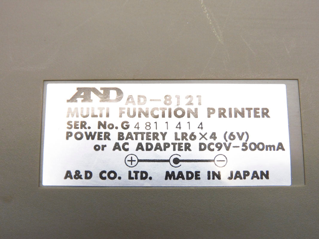 A&D AD-8121 UNMP