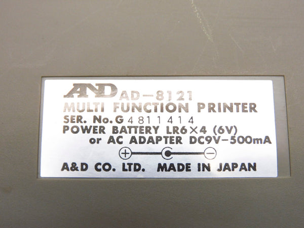 A&D AD-8121 UNMP