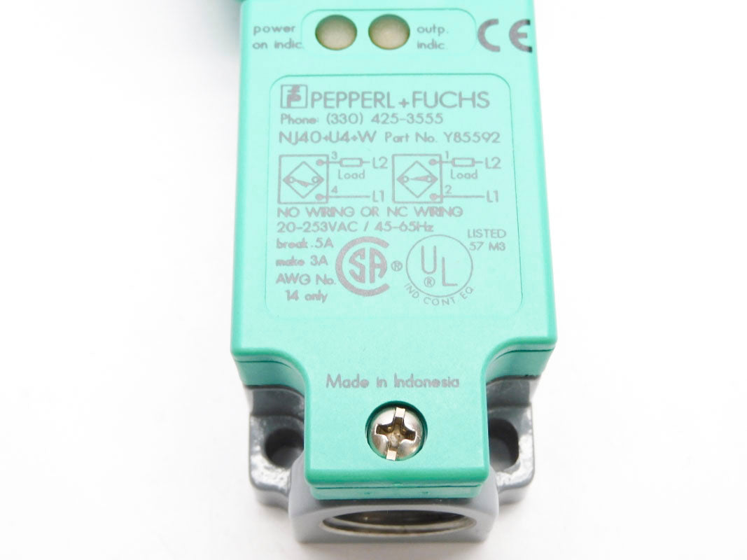 PEPPERL+FUCHS NJ40+U4+W-Y85592 085592 NSMP