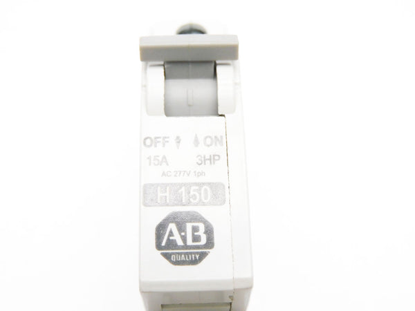 ALLEN BRADLEY 1492-CB1H150 SER. C 15A 277V (AS PICTURED) NSNP