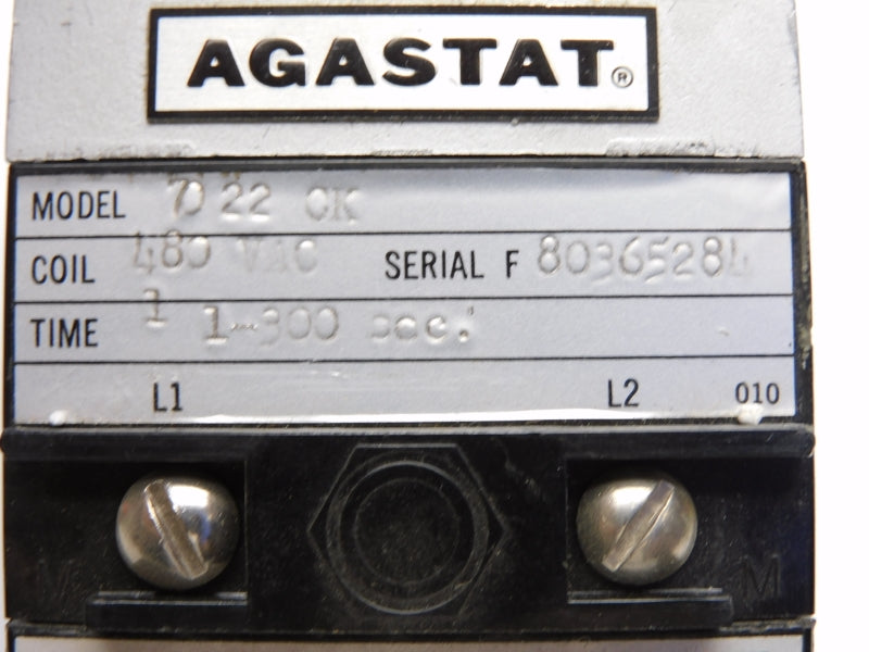 AGASTAT 7022CK 480VAC 1-300S NSNP