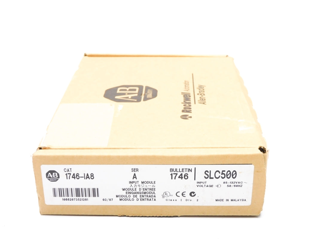 ALLEN BRADLEY 1746-IA8 SER. A DATE: 2007 NSFS
