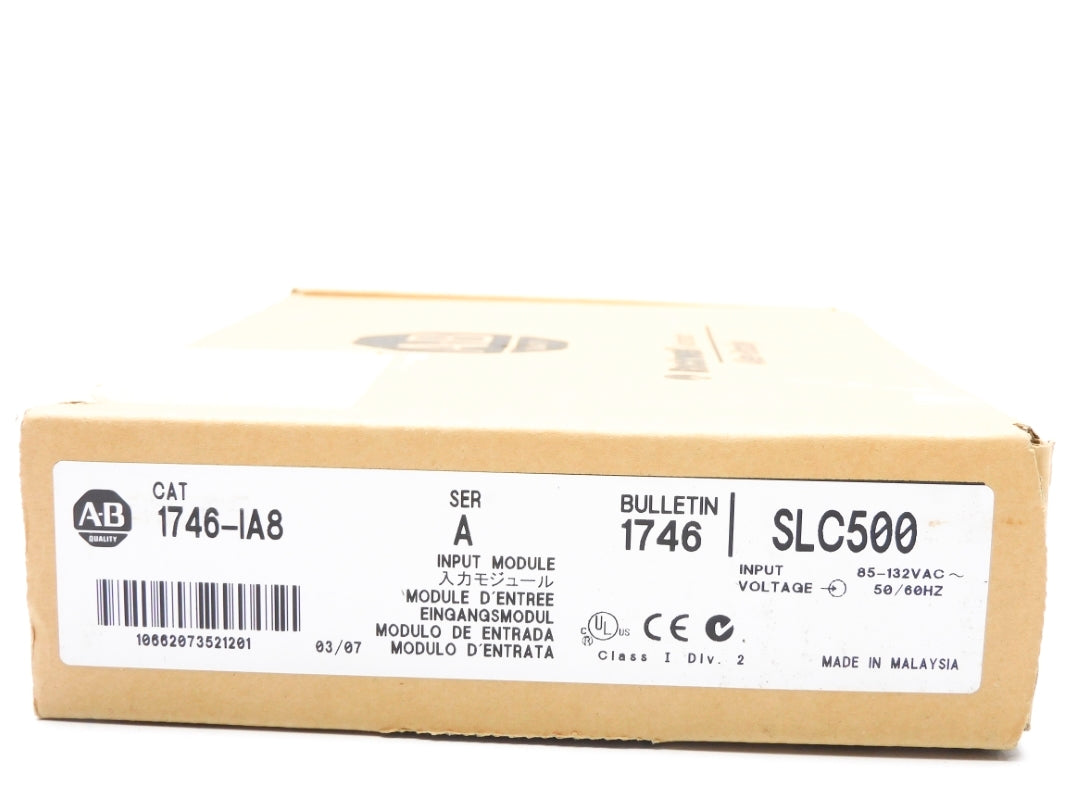 ALLEN BRADLEY 1746-IA8 SER. A DATE: 2007 NSFS