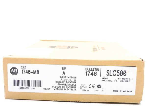 ALLEN BRADLEY 1746-IA8 SER. A DATE: 2007 NSFS