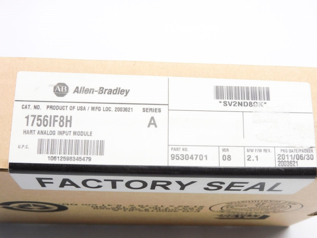 ALLEN BRADLEY 1756-IF8H SER A F/W 2.1 DATE: 2011 NSFS