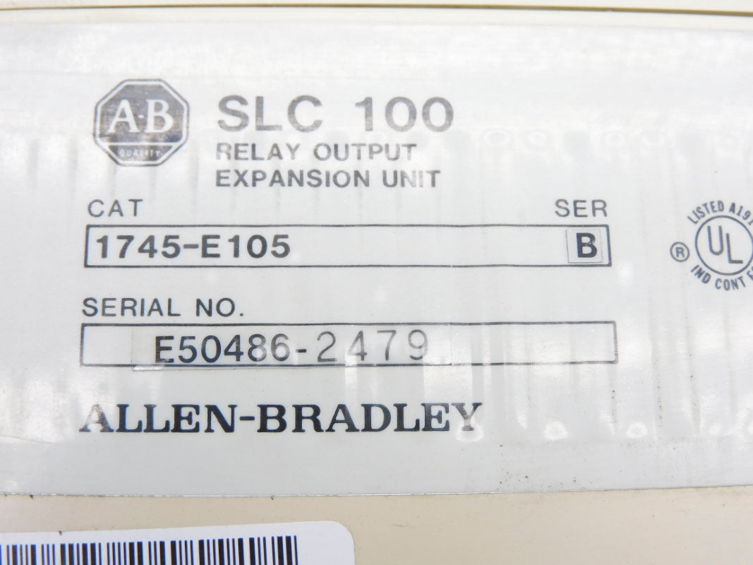 ALLEN BRADLEY 1745-E105 SER. B 240VAC 15A NSNP