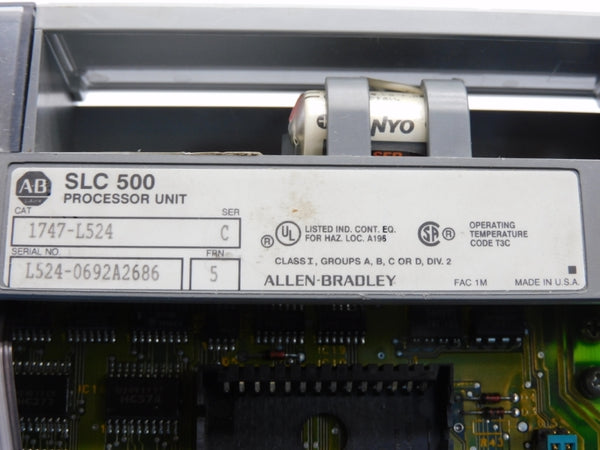 ALLEN BRADLEY 1747-L524 SER. C F/W 5 UNMP