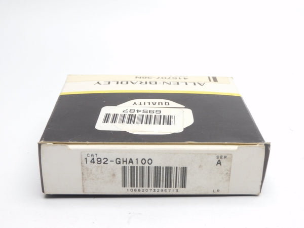 ALLEN BRADLEY 1492-GHA100 SER. A 125VAC 10A (BK/YL) NSMP