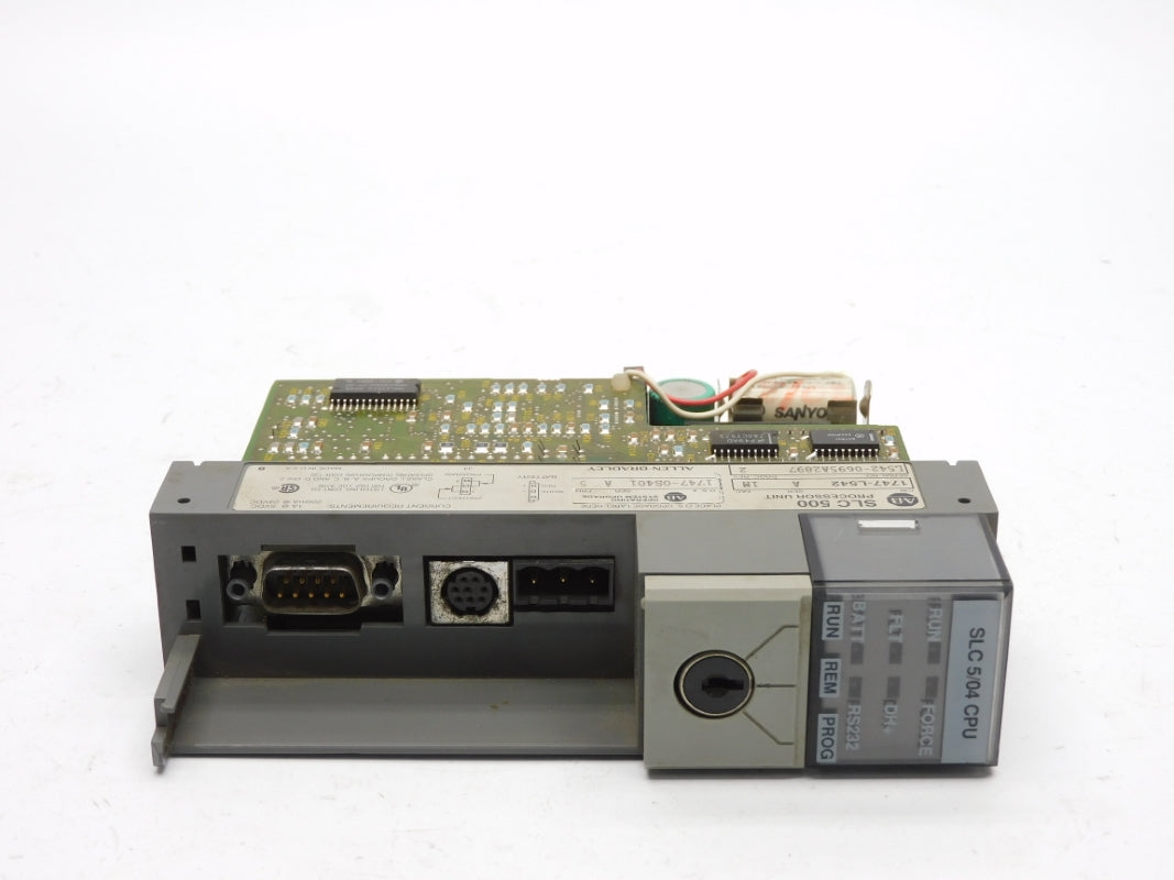 ALLEN BRADLEY 1747-L542 SER. A 24VDC 1A F/W 5 (NO KEY/DOOR/TERMINAL) UNMP