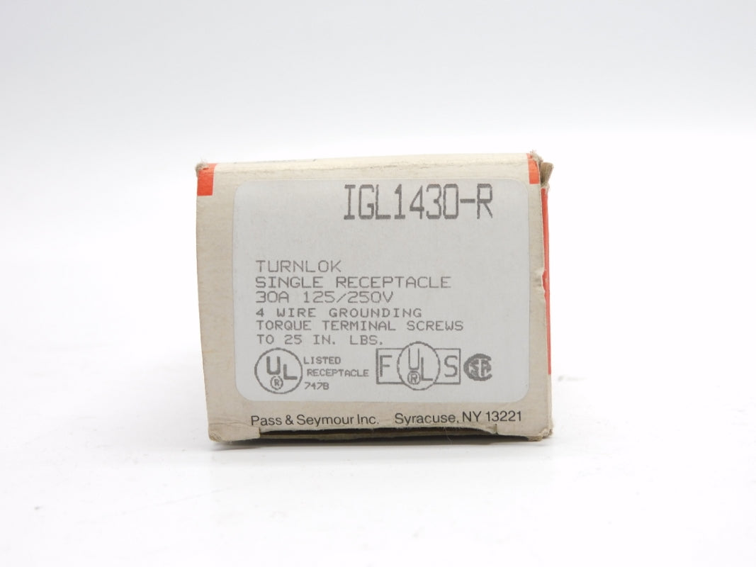 PASS&SEYMOUR LEGRAND IGL1430-R 125-250V 30A NSMP