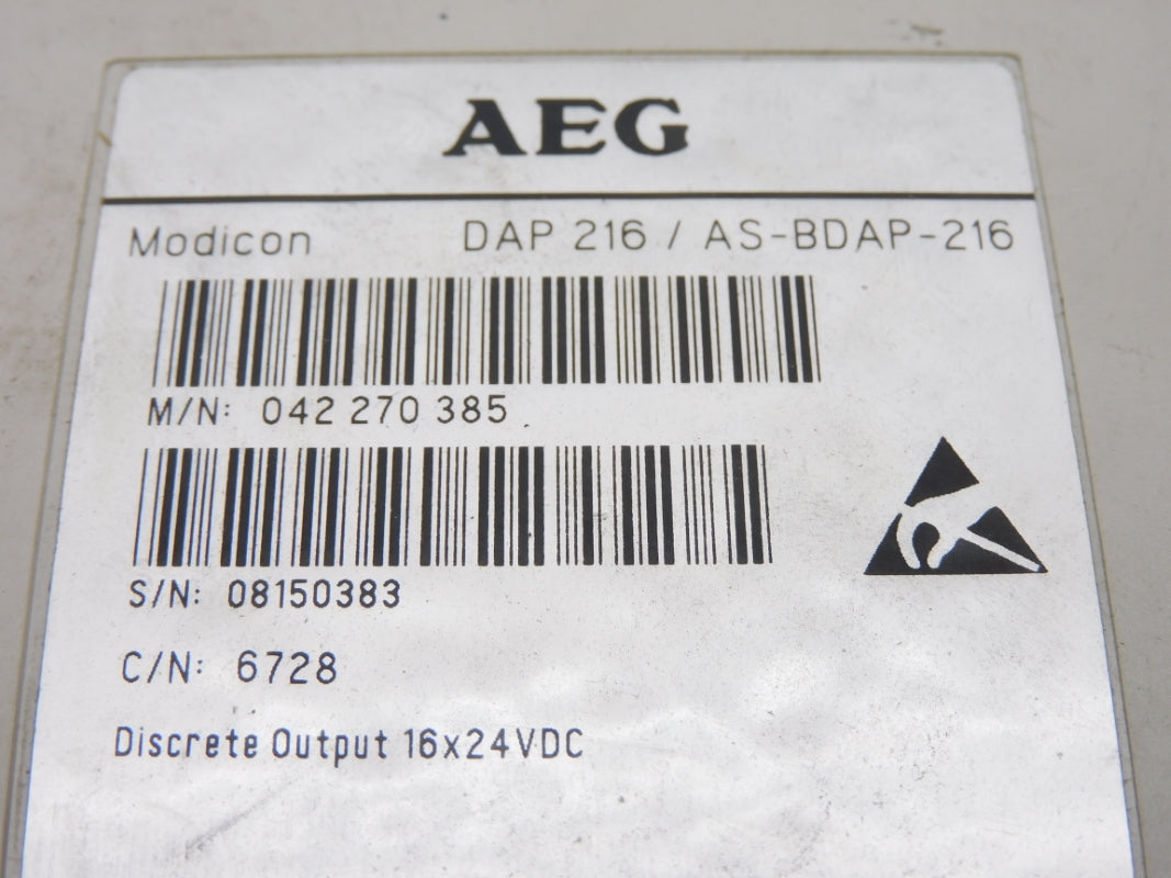 AEG DAP216/AS-BDAP-216 24VDC UNMP