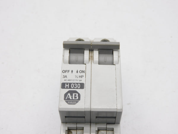 ALLEN BRADLEY 1492-CB2H030 SER. C 480V 3A UNMP