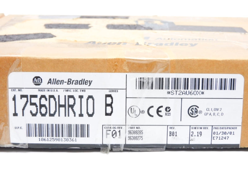 ALLEN BRADLEY 1756-DHRIO SER. B F/W 2.19 24VDC NSMP