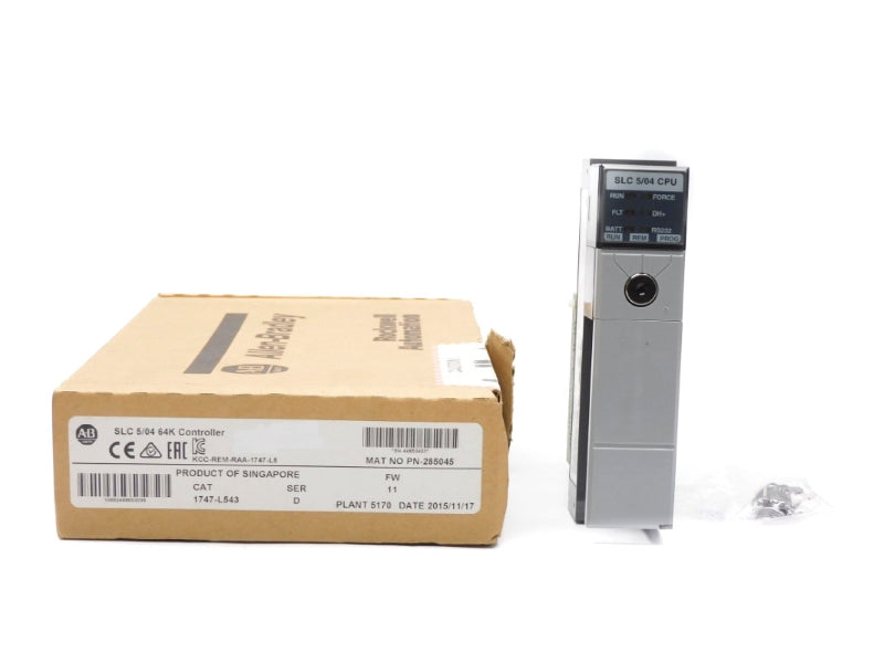 ALLEN BRADLEY 1747-L543 SER. D 24VDC 1A F/W 11 NSMP