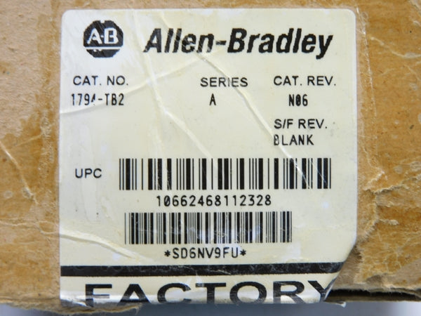 ALLEN BRADLEY 1794-TB2 SER. A 120VAC 10A NSMP
